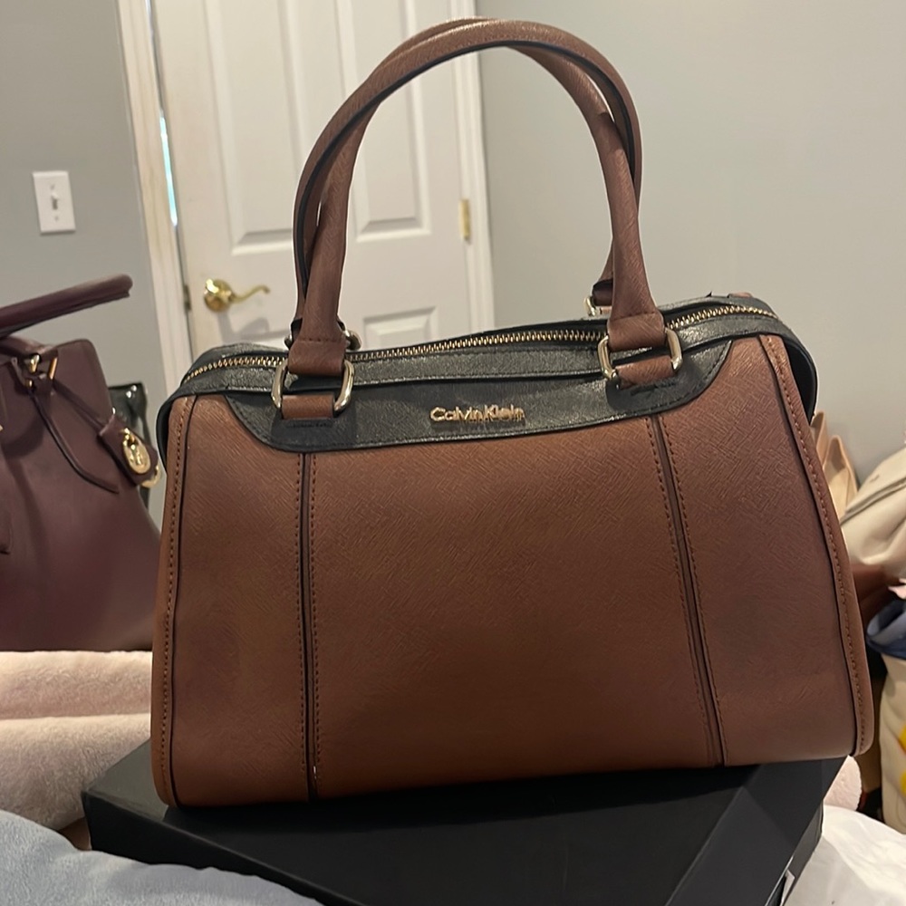 Calvin Klein Brown and black
